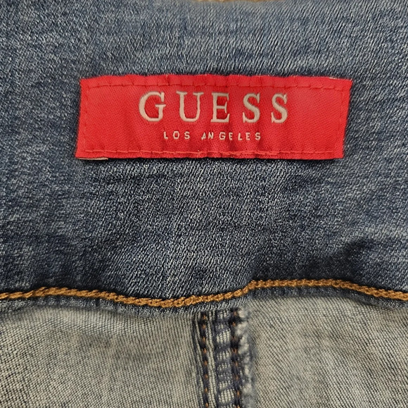 Guess Ankle Skinny Jeans Women's Size 31 Pre-Loved *2 flaws - Picture 5 of 10